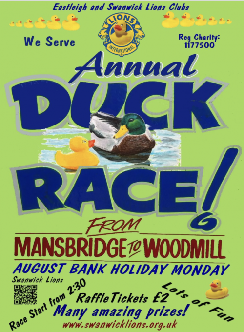 2023 Duck Race Poster
