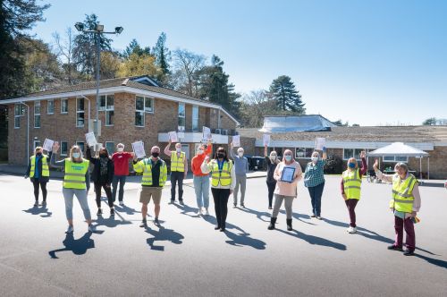 Group photo of Vaccine Volunteers 17.4.21 